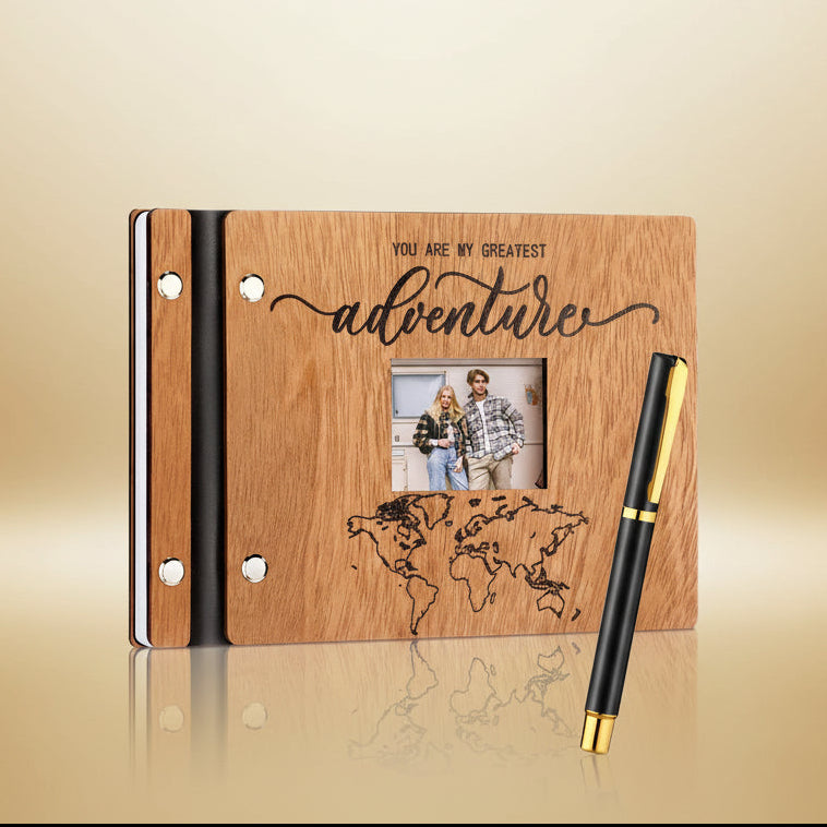 Our Family Legacy Wooden Heritage Scrapbook & Memory Keepsake Journal Set