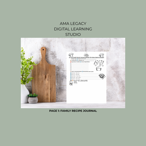 Abuela's Kitchen "Heritage Cooking" Digital Journal & Activity Toolkit
