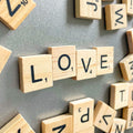 Bilingual Kitchen Wooden Letter Magnets – 52-Piece Premium Montessori Set