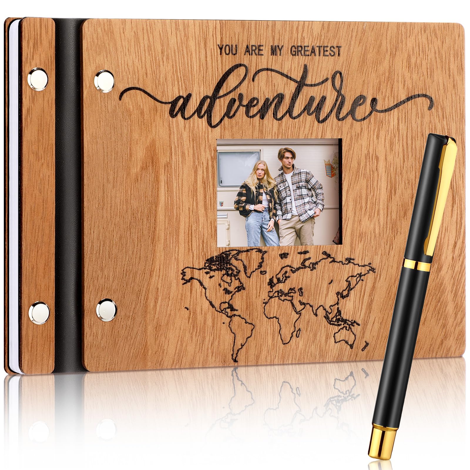 Our Family Legacy Wooden Heritage Scrapbook & Memory Keepsake Journal Set